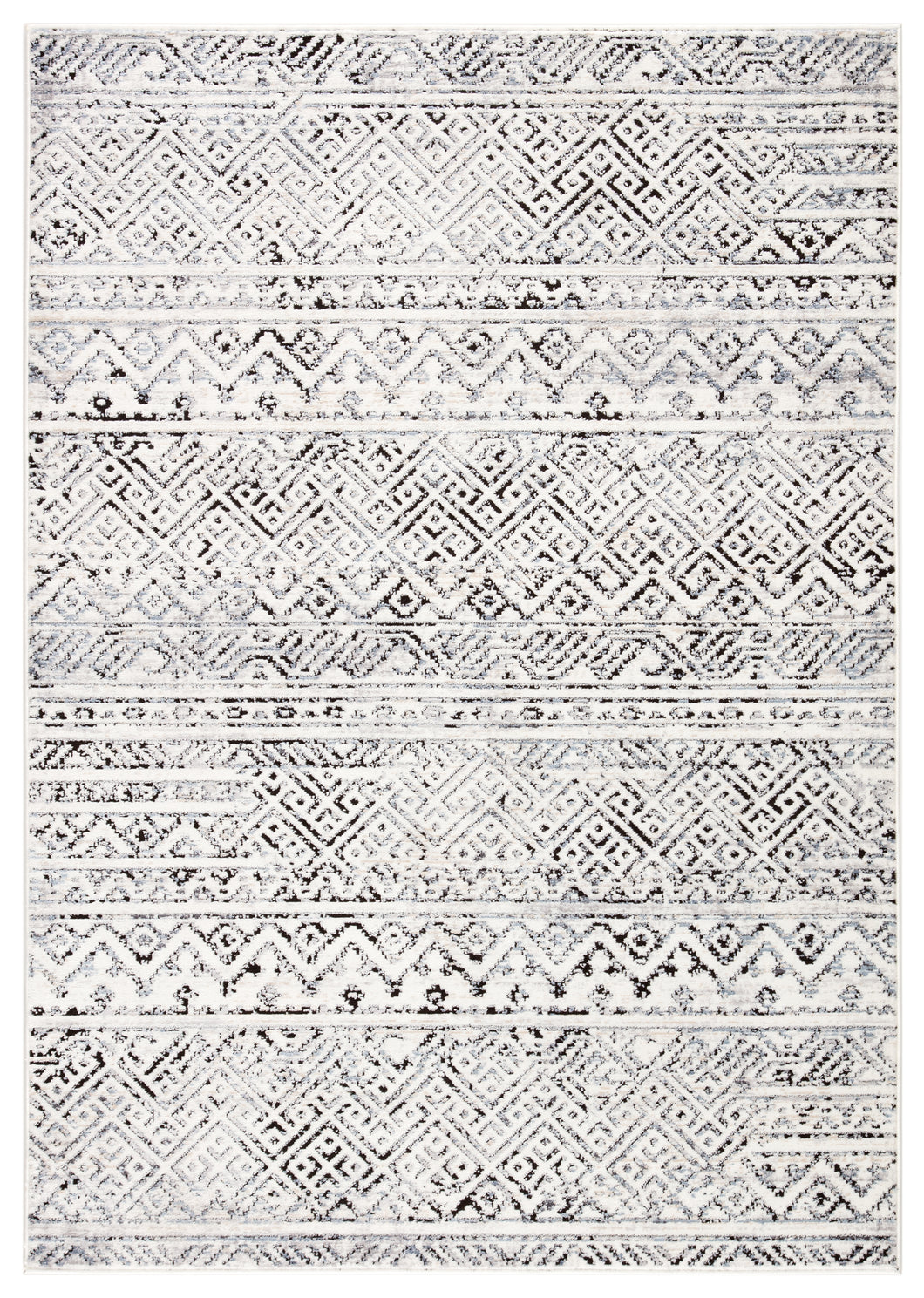 Jaipur Living Tamsin Tribal White/ Black Area Rug (5'3