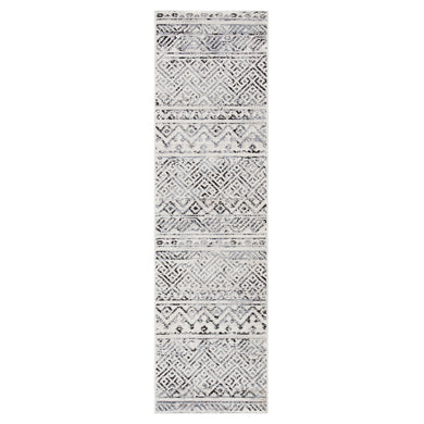 Jaipur Living Tamsin Tribal White/ Black Runner Rug (2'3