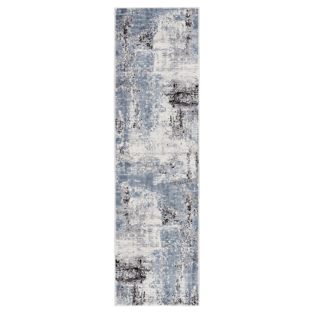 Jaipur Living Altair Abstract White/ Blue Runner Rug (2'3