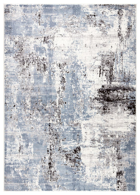 Jaipur Living Altair Abstract White/ Blue Area Rug (4X5'7