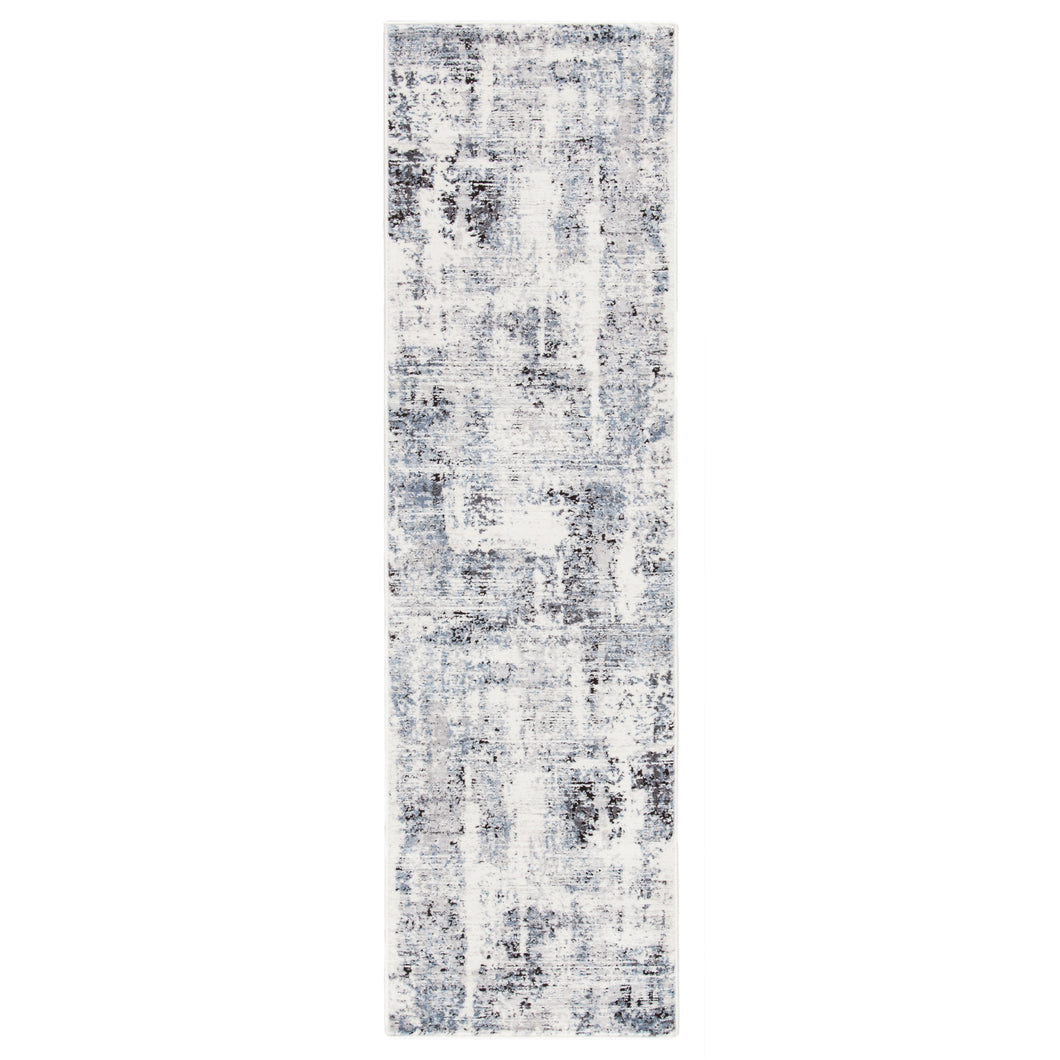 Jaipur Living Erela Abstract Gray/ White Runner Rug (2'3