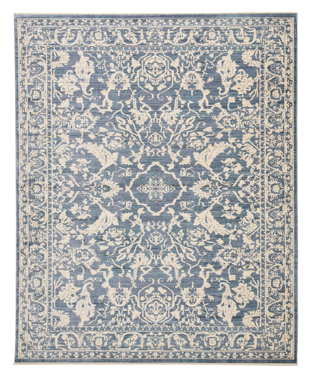 Jaipur Living Lumineer Floral Blue/ White Area Rug (4'X6')