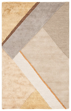 Jaipur Living Iso Handmade Geometric Yellow/ Gray Area Rug (8'X11')