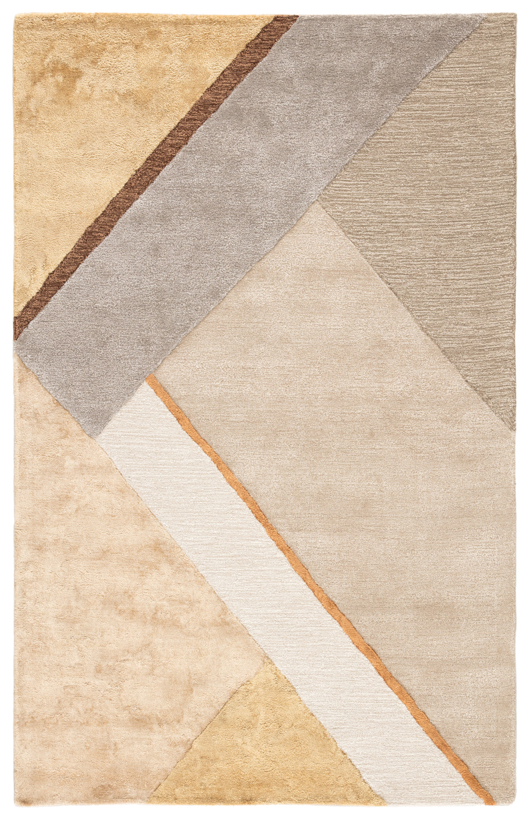 Jaipur Living Iso Handmade Geometric Yellow/ Gray Area Rug (8'X11')