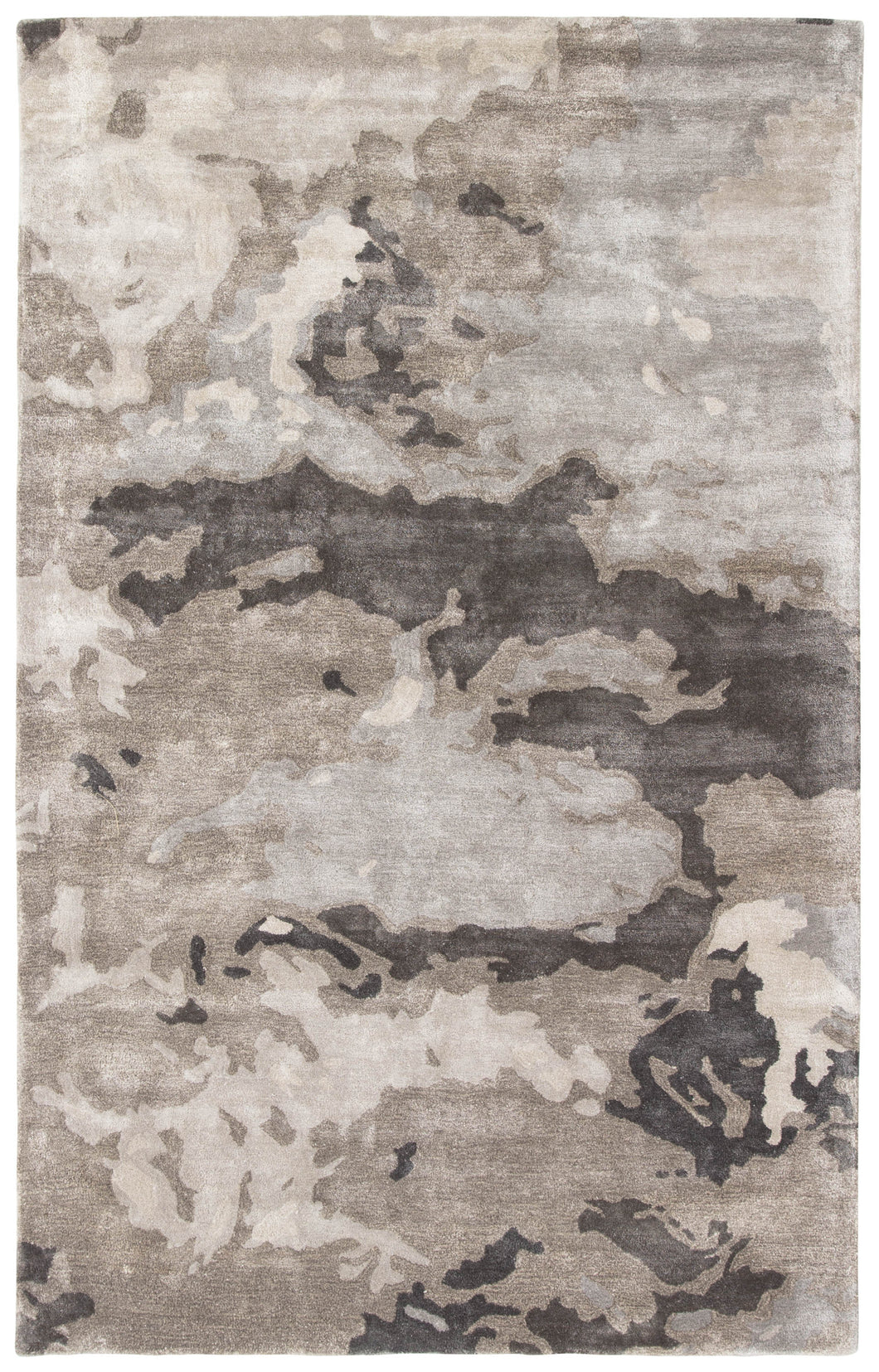 Jaipur Living Glacier Handmade Abstract Gray/ Silver Area Rug (2'X3')