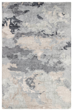 Jaipur Living Glacier Handmade Abstract Gray/ Dark Blue Area Rug (8'X10')