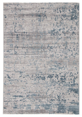 Jaipur Living Skiway Medallion Silver/ Blue Area Rug (8'10