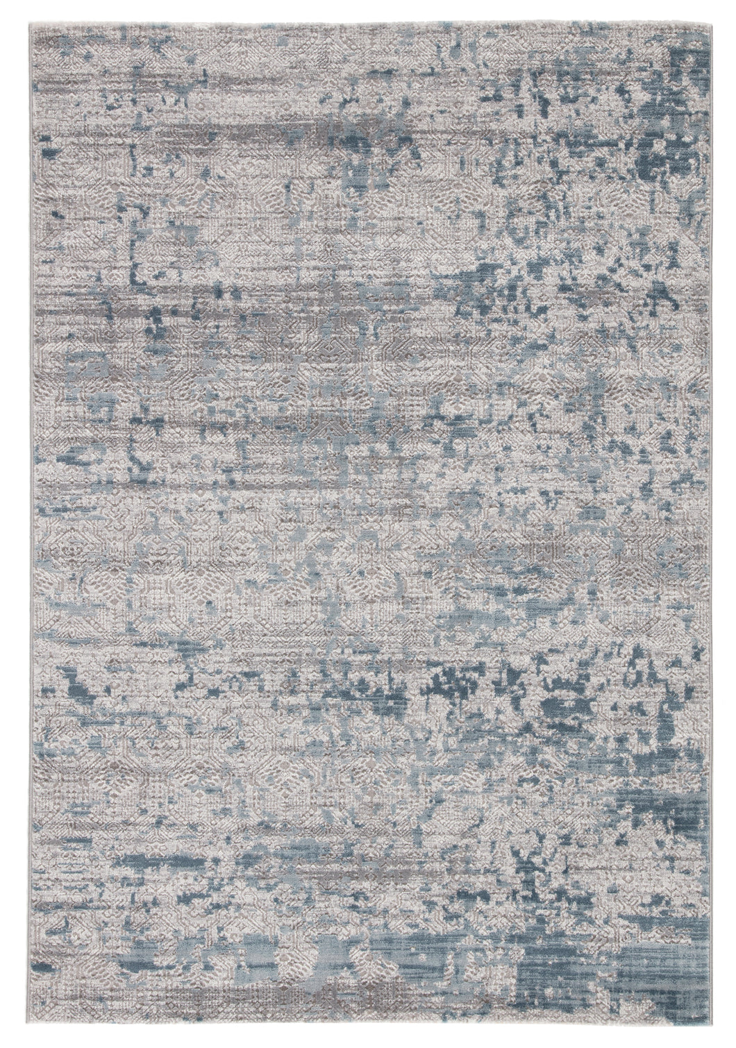Jaipur Living Skiway Medallion Silver/ Blue Area Rug (8'10