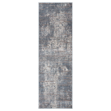 Jaipur Living Violen Abstract Blue/ Gray Runner Rug (2'7
