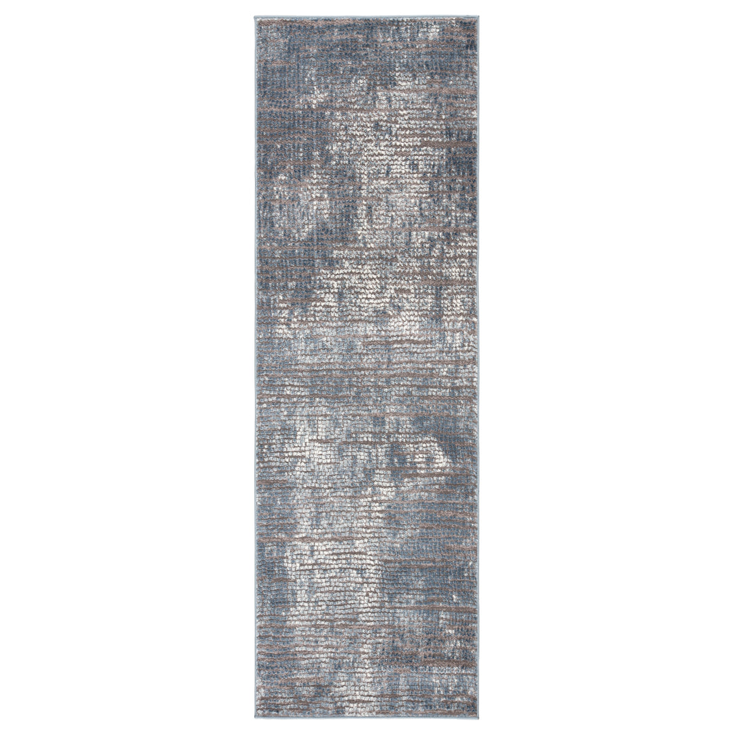 Jaipur Living Violen Abstract Blue/ Gray Runner Rug (2'7