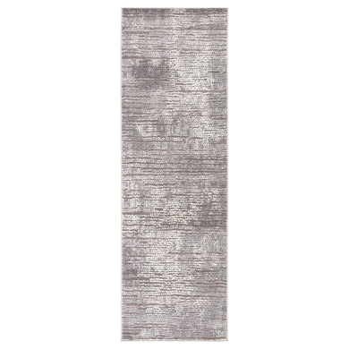 Jaipur Living Violen Abstract Gray/ White Runner Rug (2'7