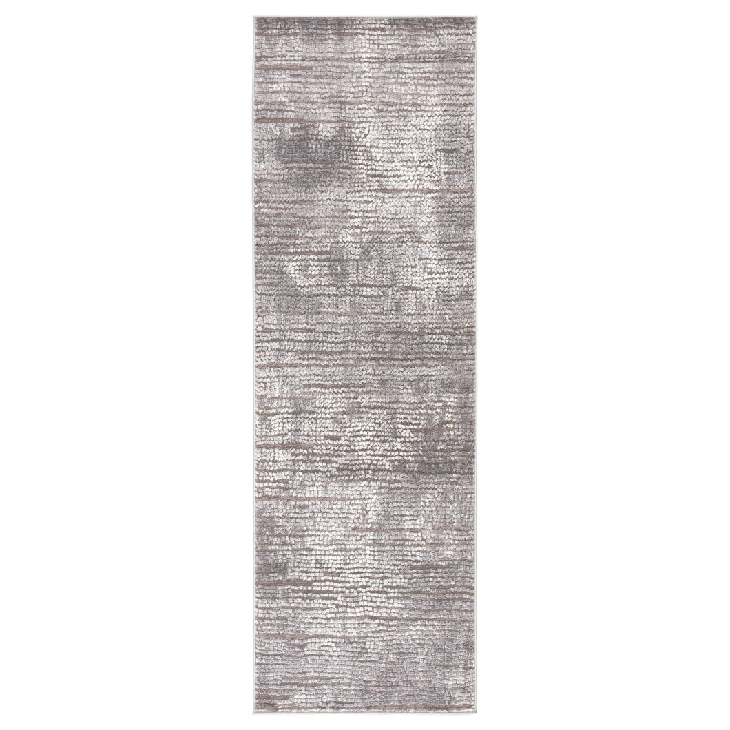 Jaipur Living Violen Abstract Gray/ White Runner Rug (2'7