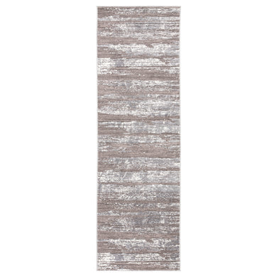Jaipur Living Alexis Abstract Gray/ White Runner Rug (2'7