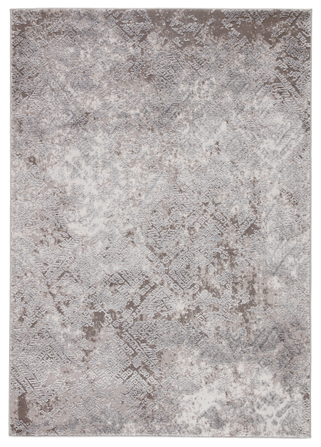 Jaipur Living Pearce Geometric Gray/ White Area Rug (7'10