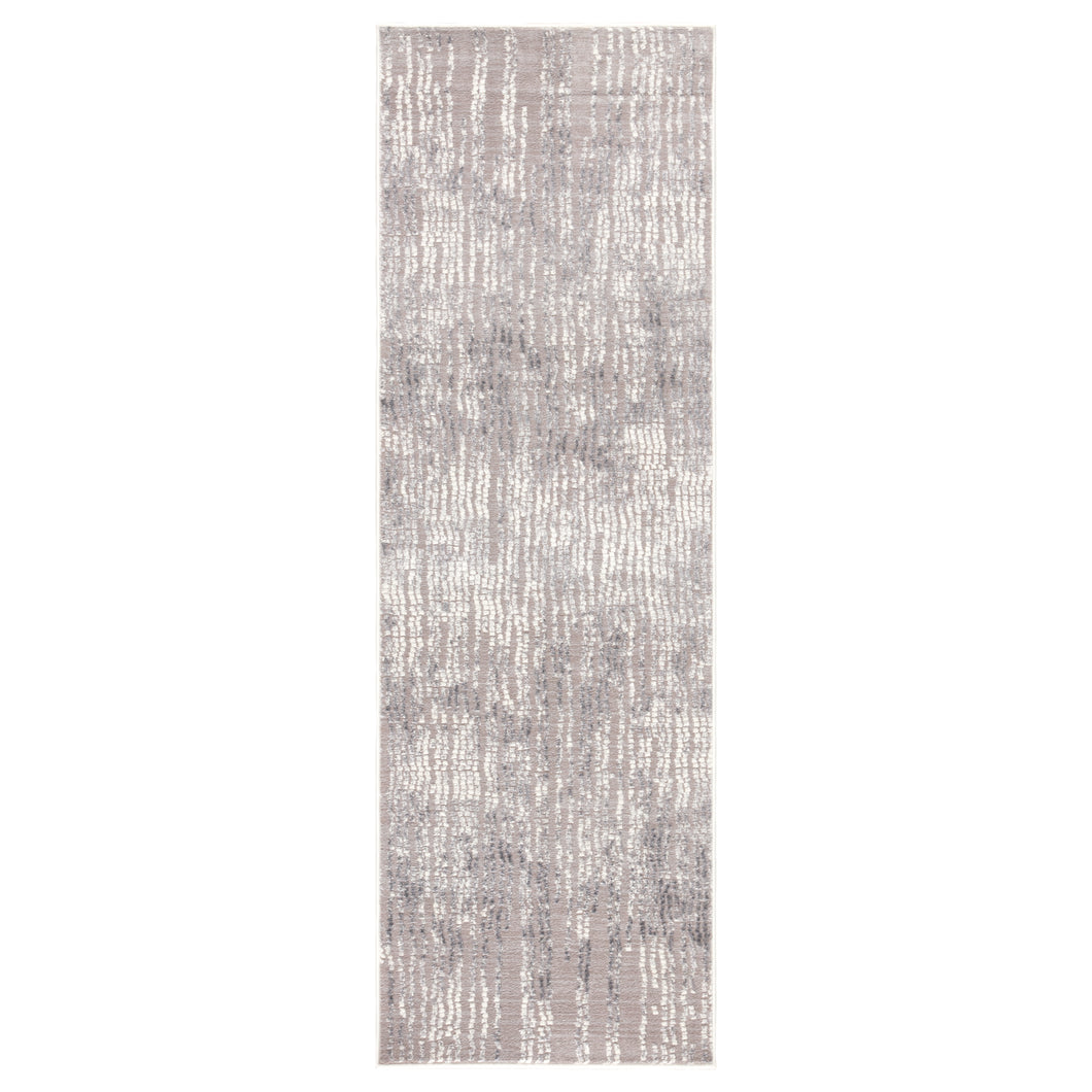 Jaipur Living Hartland Abstract Light Gray/ White Runner Rug (2'7