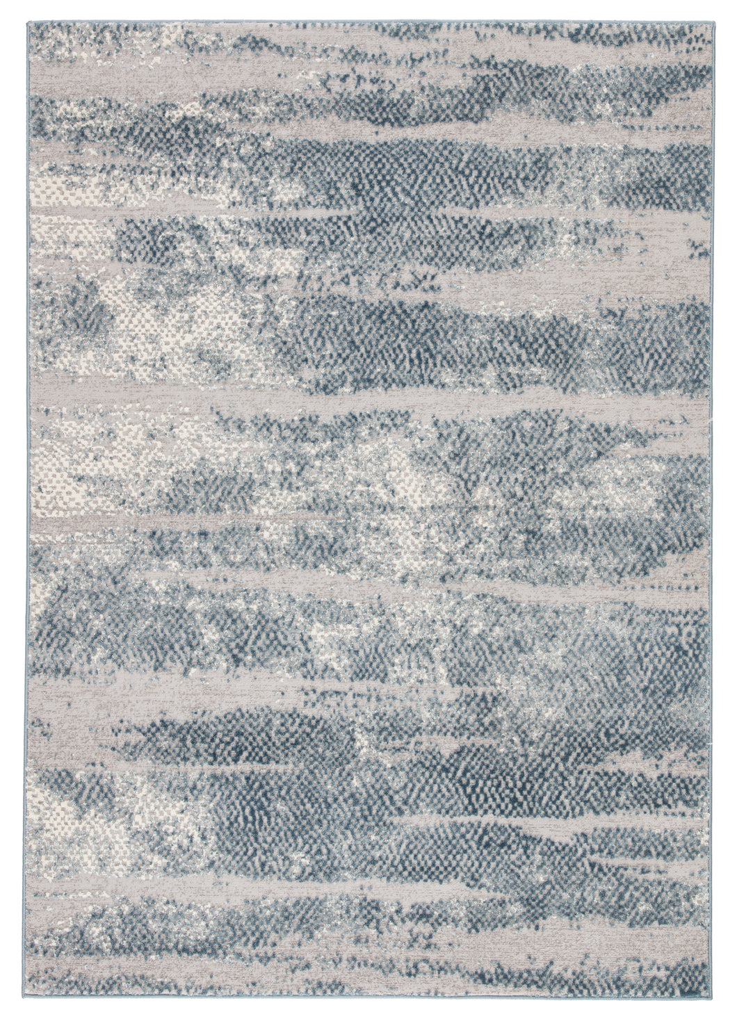 Jaipur Living Jewlia Abstract Silver/ Blue Area Rug (7'10
