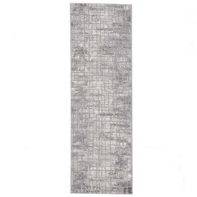 Jaipur Living Bardot Trellis Gray/ White Runner Rug (2'7