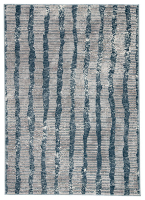 Jaipur Living Harveaux Trellis Blue/ Gray Area Rug (7'10