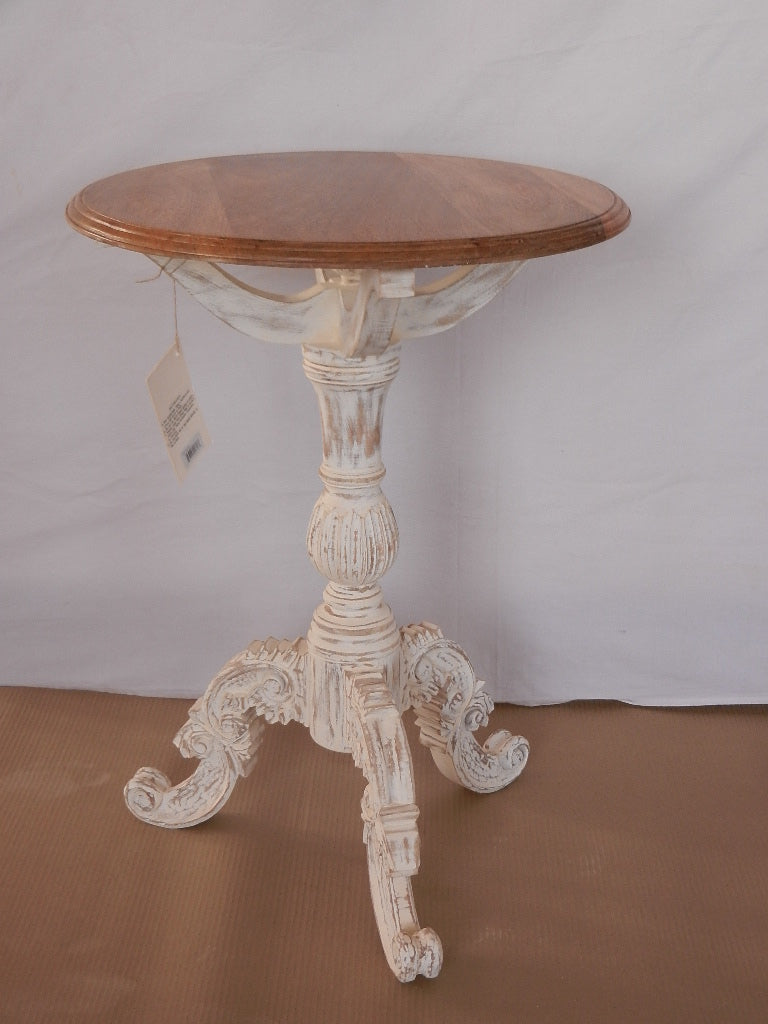 The Urban Port Brand Designer Round Table With Carved Legs