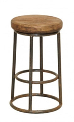 Urban Port Chic Circular Top Jaden Counter Stool