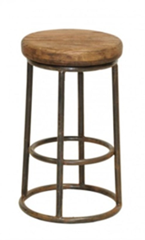 Urban Port Chic Circular Top Jaden Counter Stool