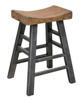 Urban Port Vintage Square Bar Stool