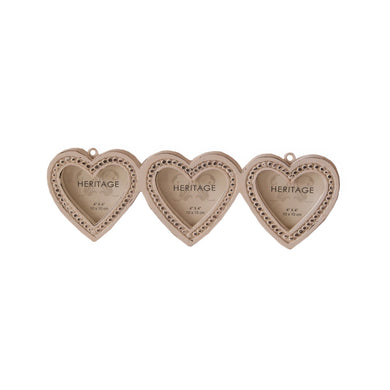 The Urban Port Brand Gorgeous Set of 3 Heart Shape Photo Frame