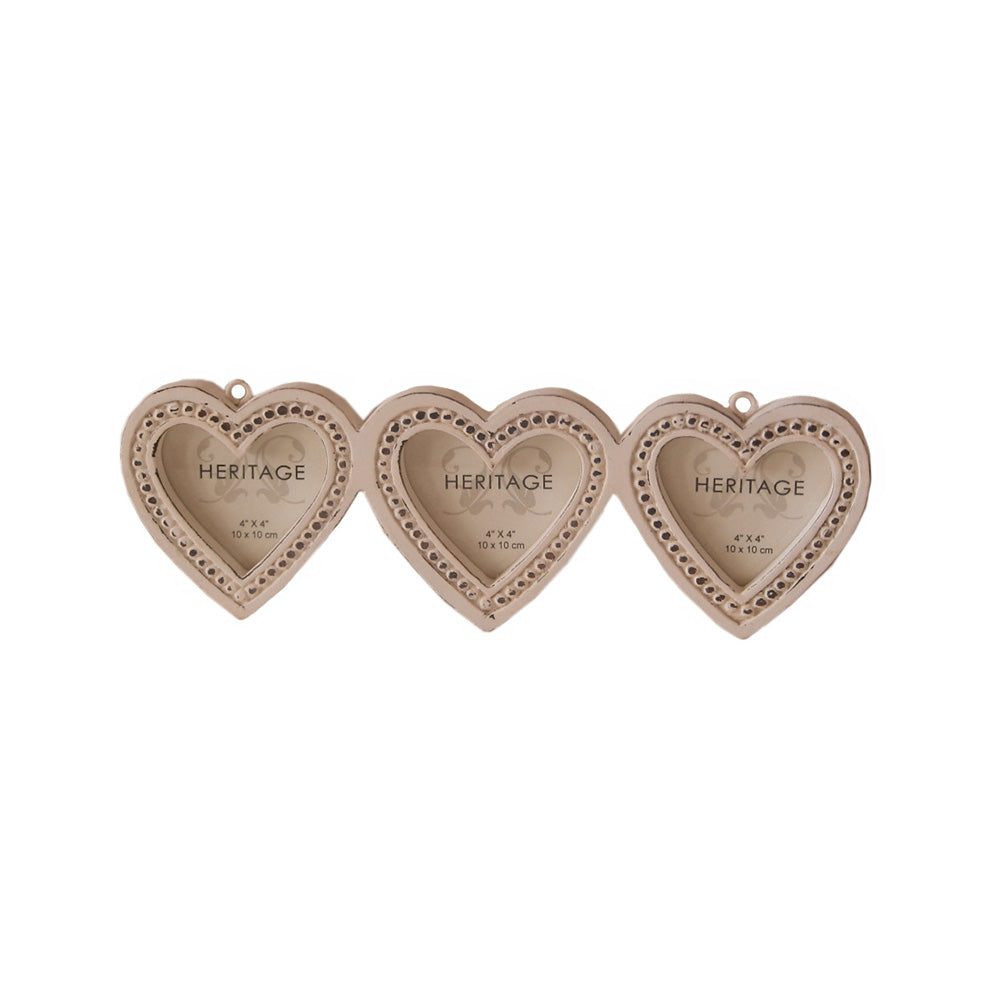 The Urban Port Brand Gorgeous Set of 3 Heart Shape Photo Frame