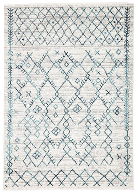 Jaipur Living Copeland Trellis White/ Teal Area Rug (7'10