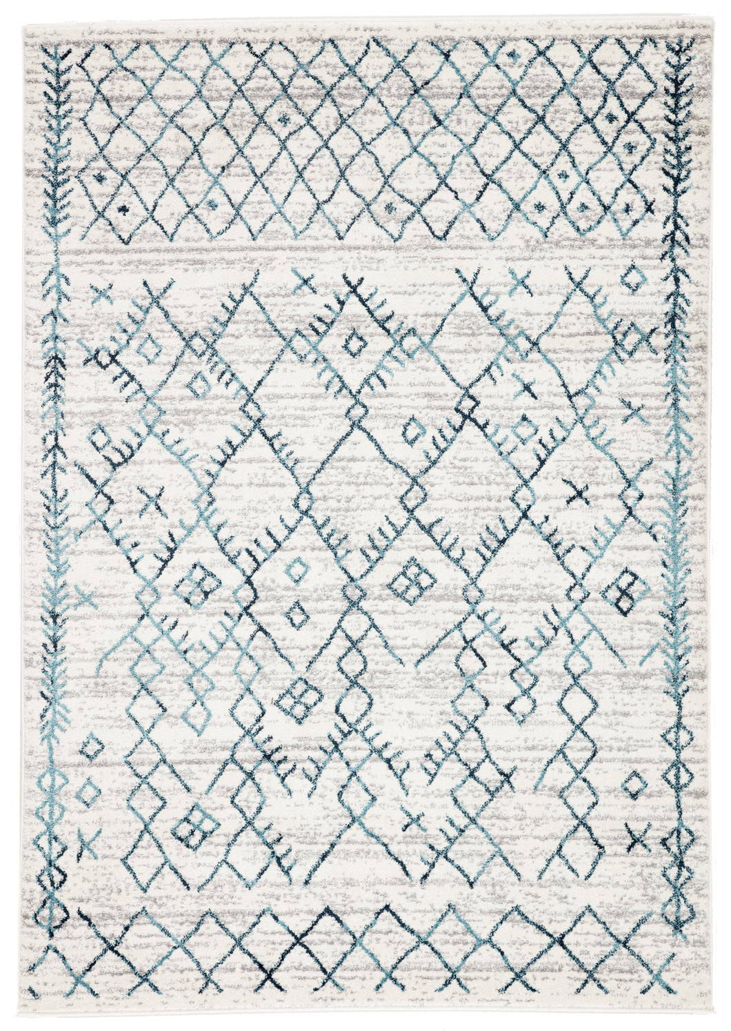 Jaipur Living Copeland Trellis White/ Teal Area Rug (7'10