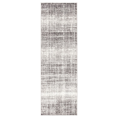 Jaipur Living Asbury Abstract Gray/ White Runner Rug (2'7