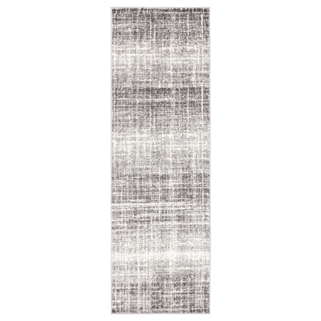 Jaipur Living Asbury Abstract Gray/ White Runner Rug (2'7