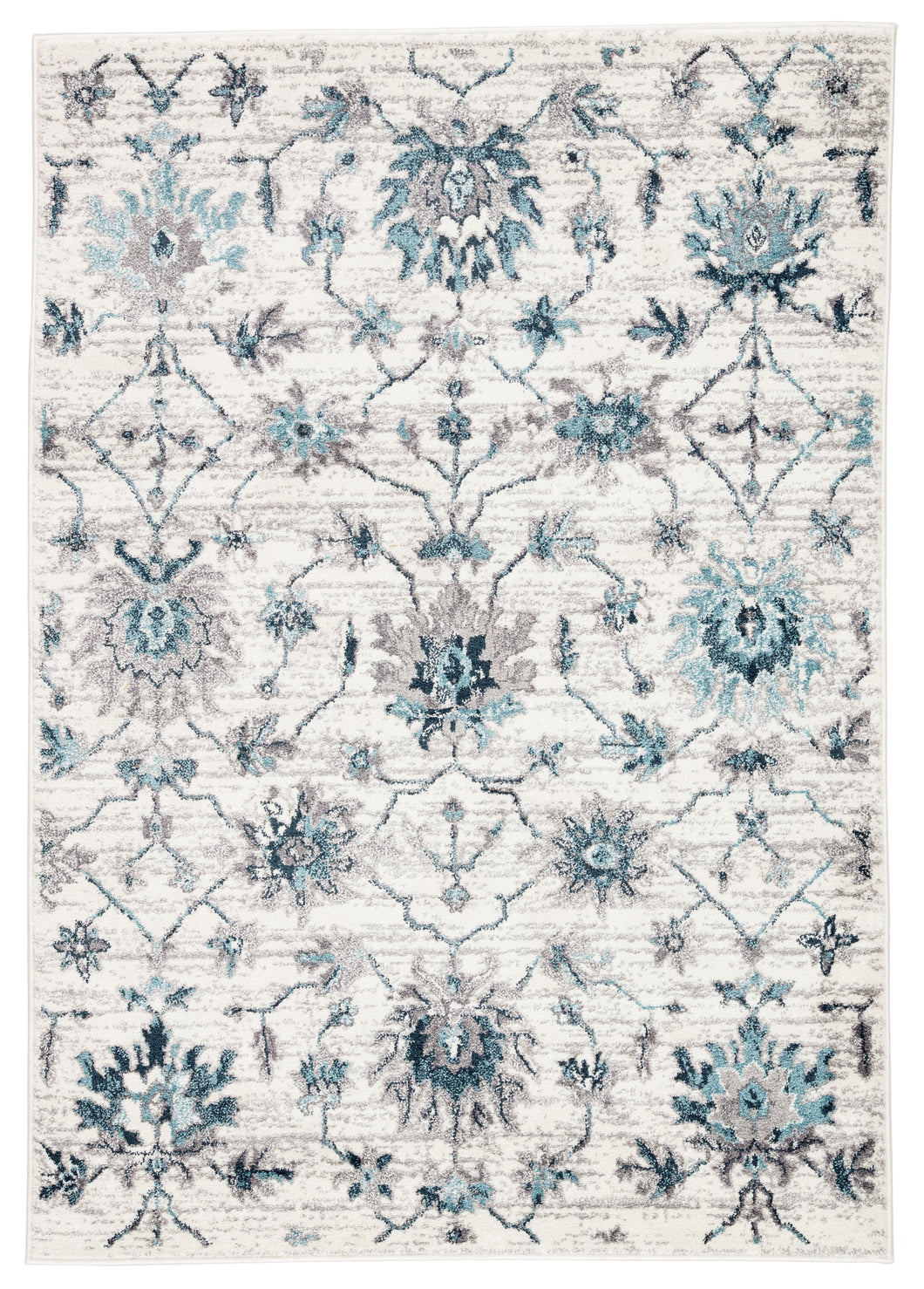 Jaipur Living Colburn Medallion White/ Teal Area Rug (8'10