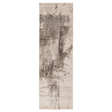 Jaipur Living Patton Abstract Ivory/ Tan Runner Rug (2'6