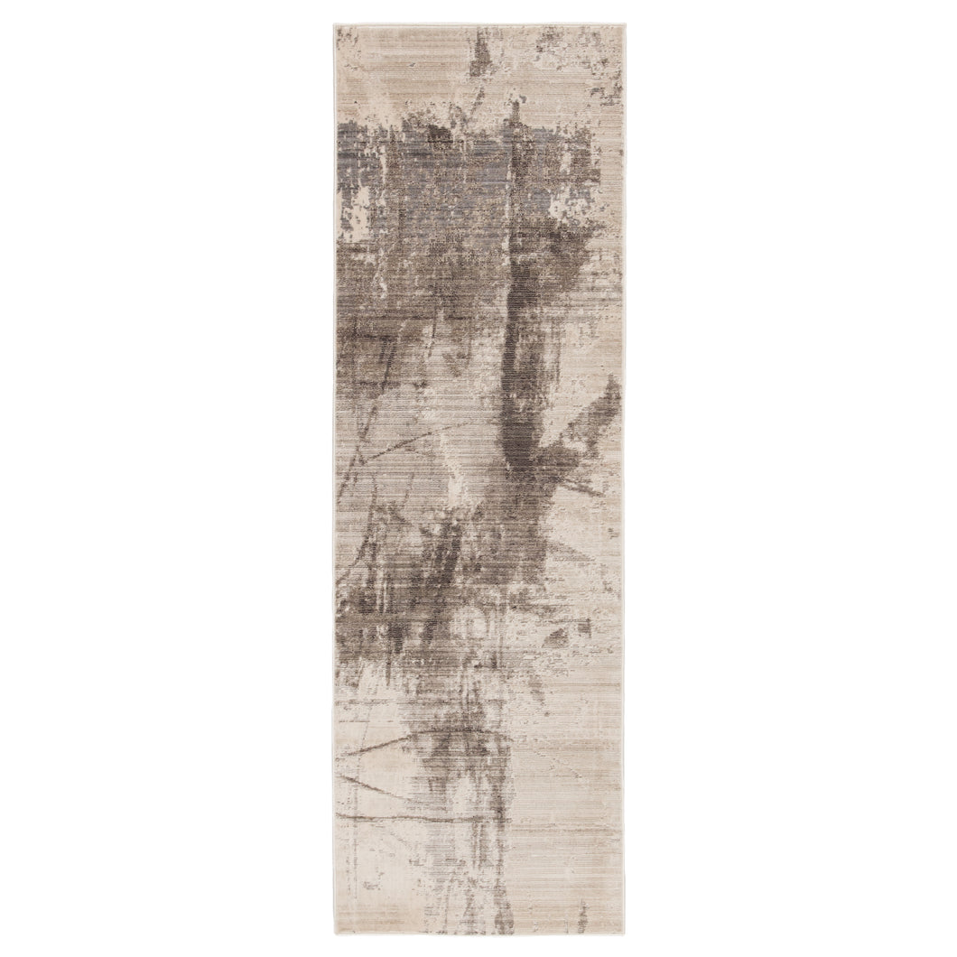 Jaipur Living Patton Abstract Ivory/ Tan Runner Rug (2'6