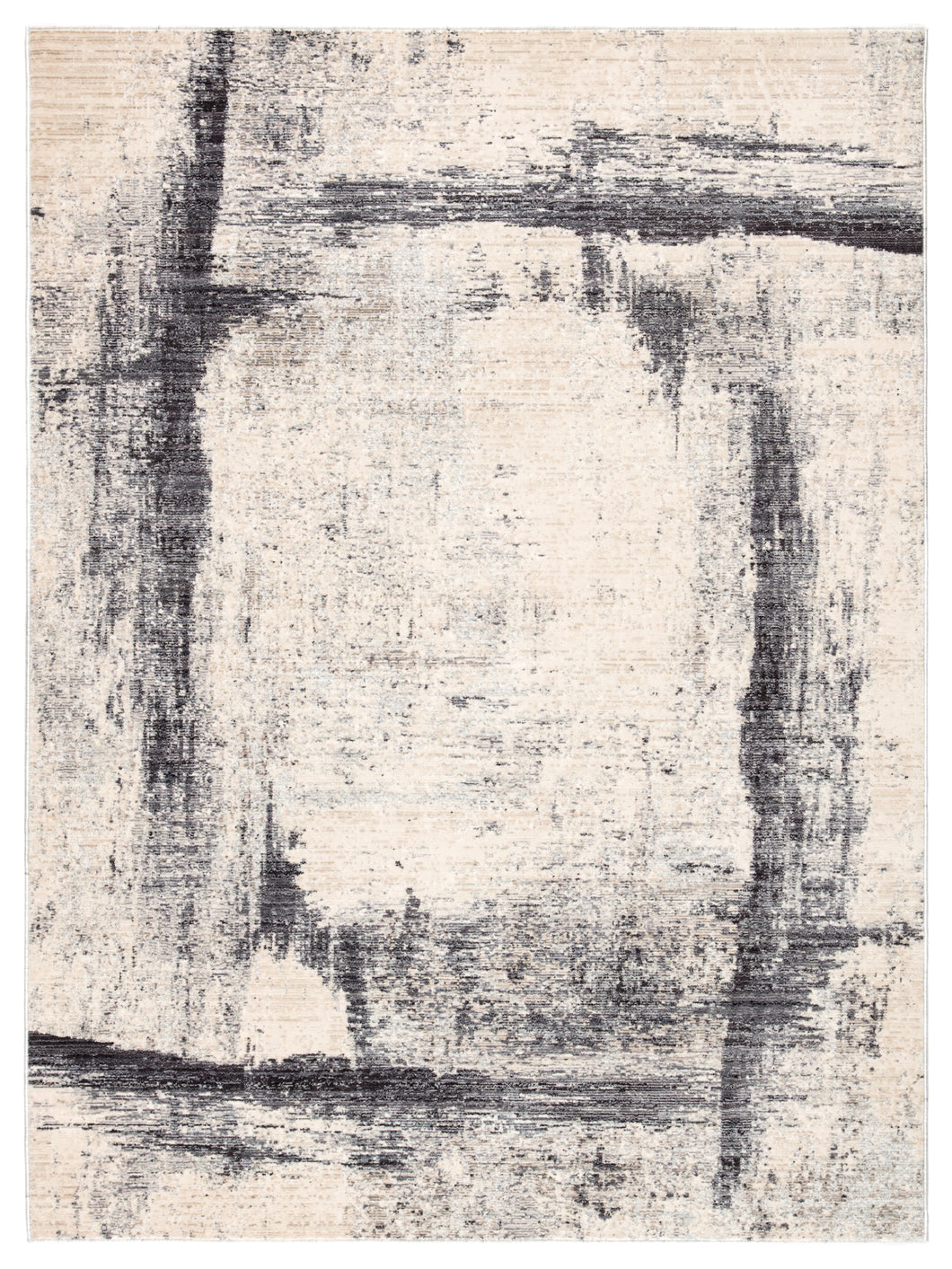 Jaipur Living Hanson Abstract Ivory/ Gray Area Rug (9'6
