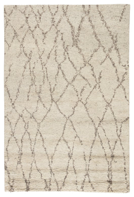Jaipur Living Invoke Handmade Trellis Cream/ Brown Area Rug (8'X10')