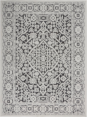 Nourison Key Largo 4'x6' Dark Grey   Area Rug