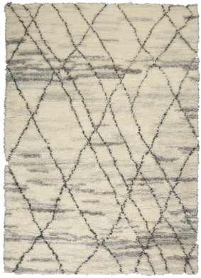 Calvin Klein San Antonio CK773 Ivory 6'x8' Moroccan Area Rug