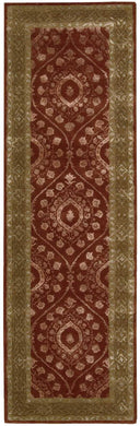 Nourison Symphony SYM06 Red 8' Runner  Hallway Rug