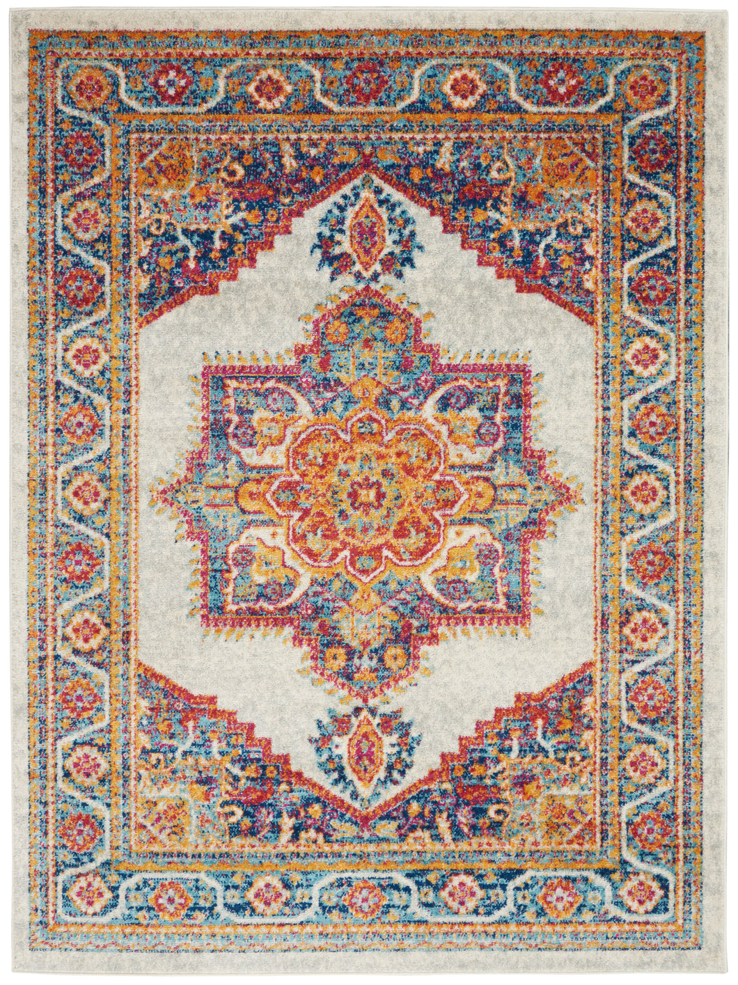 Nourison Persian Vintage 5' x 7' Bohemian Style Area Rug