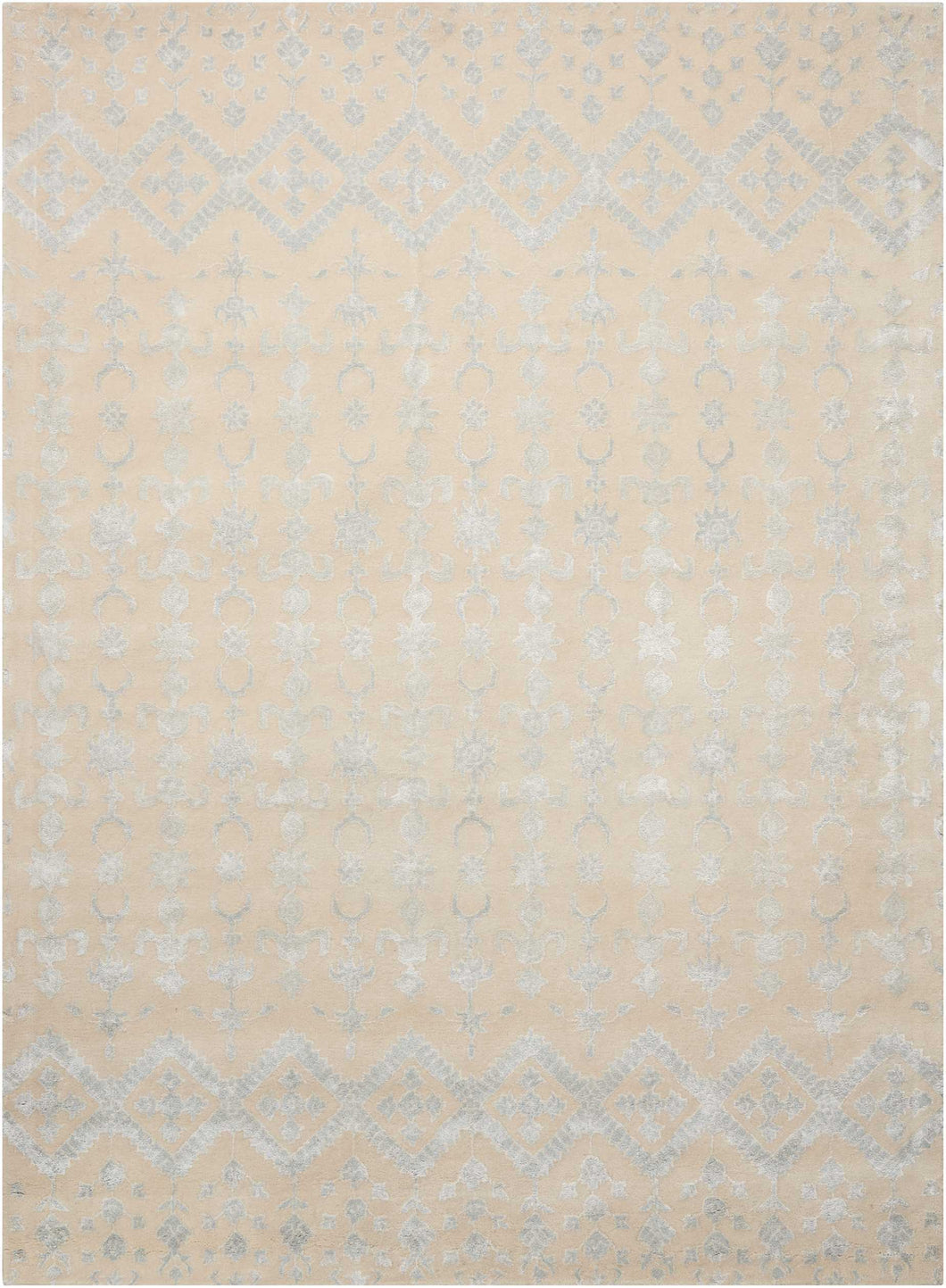 Nourison Symphony SYM13 White 5'x8'  Area Rug
