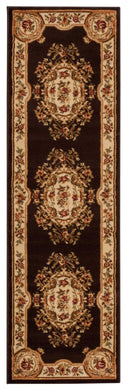 Nourison Paramount PAR37 Brown 7' Runner  Hallway Rug