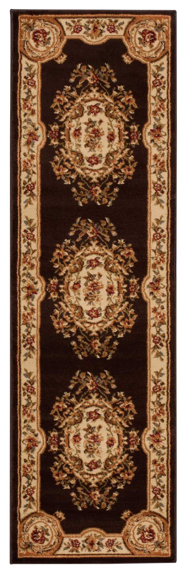 Nourison Paramount PAR37 Brown 7' Runner  Hallway Rug