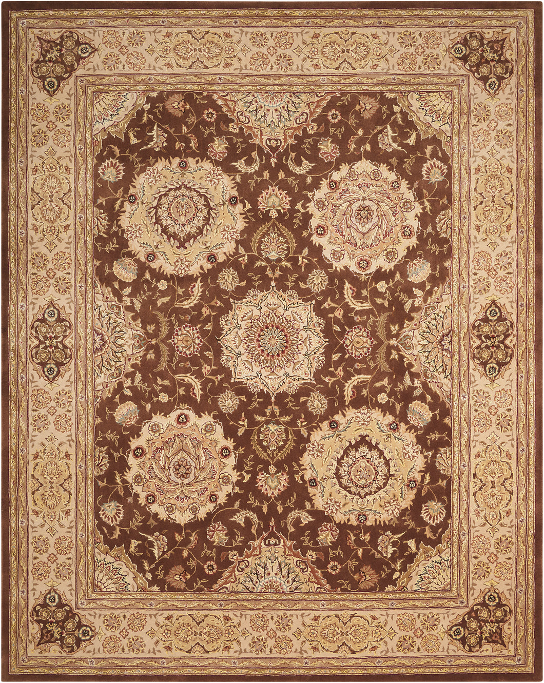 Nourison 2000 2229 Brown 8'x10'  Area Rug