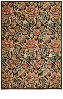 Nourison Graphic Illusions GIL10 Brown 5'x8'  Area Rug