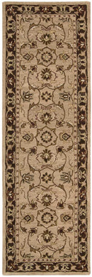 Nourison India House IH71 Beige 8' Runner  Hallway Rug