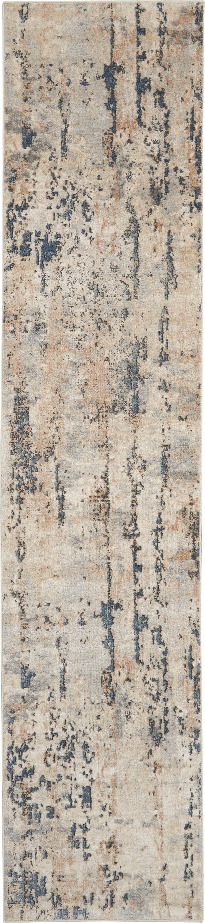 Nourison Quarry 8' Runner  Modern  Area Rug