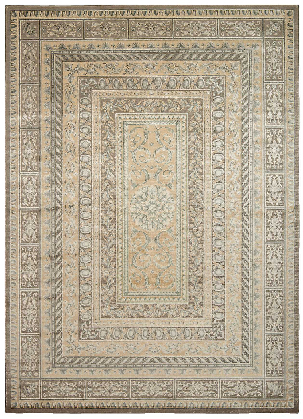 Michael Amini Platine MA203 Multicolor 4'x6'  Area Rug
