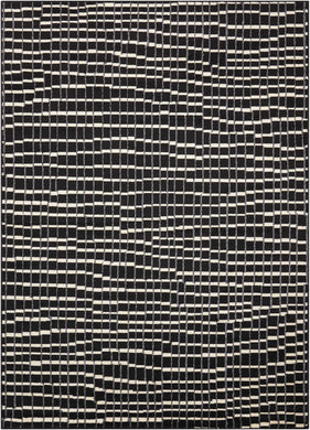 Nourison Studio STU06 Black 4'x6'  Area Rug